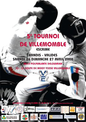 Affiche Tournoi de Villemomble 2008