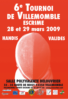 Affiche Tournoi de Villemomble 2009