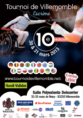 Affiche Tournoi de Villemomble 2013